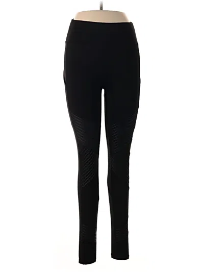 Pre-owned Pop Fit Active Pants In Black