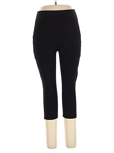 Pre-owned Pop Fit Active Pants In Black