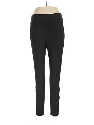 Pre-owned Pop Fit Active Pants In Black