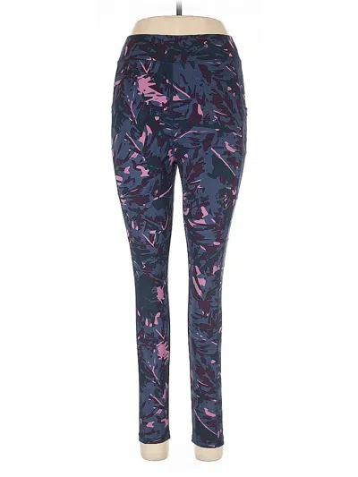 Pre-owned Pop Fit Active Pants In Blue