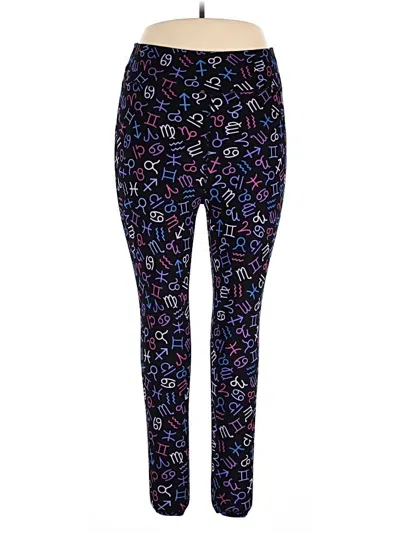 Pre-owned Pop Fit Active Pants In Blue