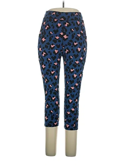 Pre-owned Pop Fit Active Pants In Blue