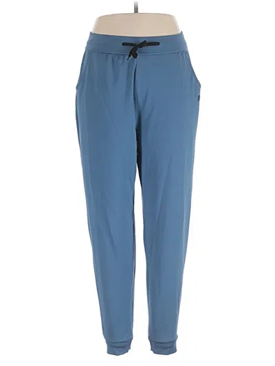 Pre-owned Pop Fit Active Pants In Blue