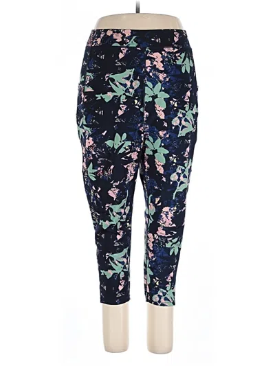 Pre-owned Pop Fit Active Pants In Blue
