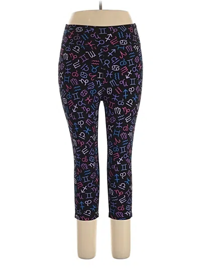Pre-owned Pop Fit Active Pants In Blue