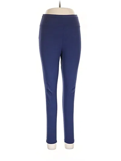 Pre-owned Pop Fit Active Pants In Blue