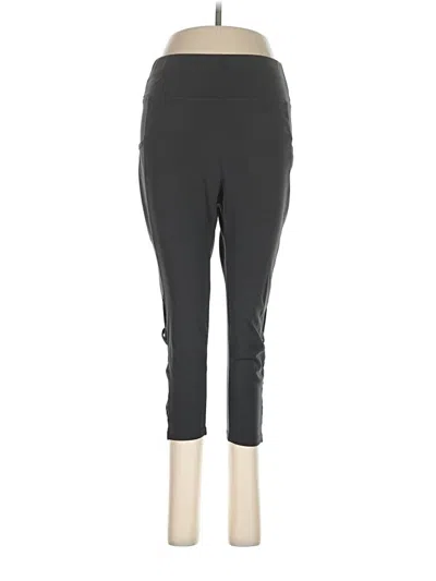 Pre-owned Pop Fit Active Pants In Gray