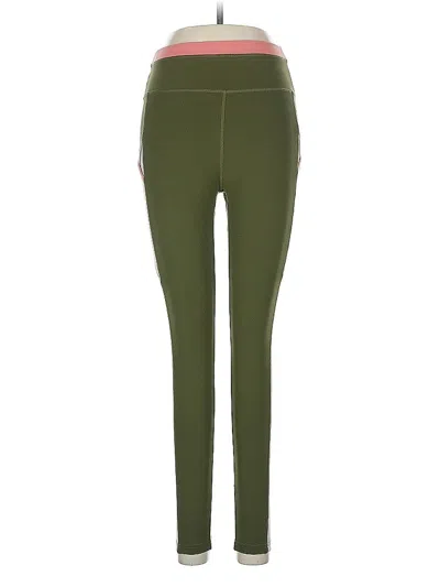 Pre-owned Pop Fit Active Pants In Green
