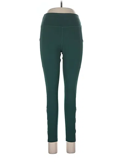 Pre-owned Pop Fit Active Pants In Green