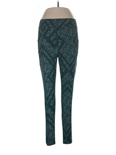 Pre-owned Pop Fit Active Pants In Teal