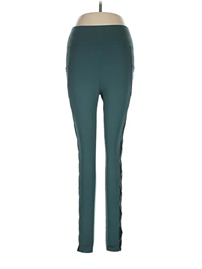 Pre-owned Pop Fit Active Pants In Teal