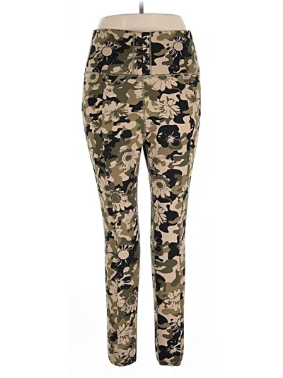 Pre-owned Pop Fit Cargo Pants In Gold