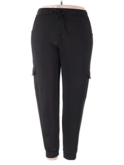 Pre-owned Pop Fit Casual Pants In Black