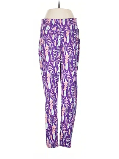 Pre-owned Pop Fit Casual Pants In Purple