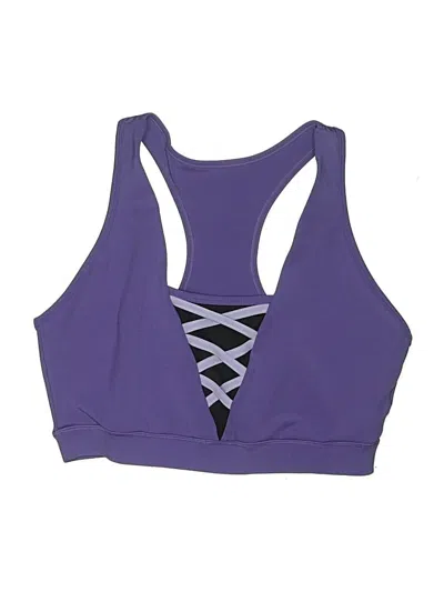 Pre-owned Pop Fit Swimsuit Top Purple Swimwear