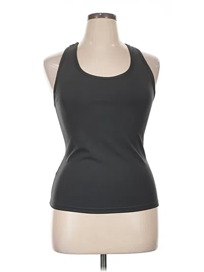 Pre-owned Pop Fit Tank Top Black Halter Neckline Tops
