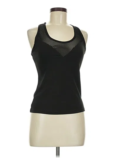 Pre-owned Pop Fit Tank Top Black Halter Neckline Tops