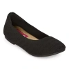 Pop Jagger Womens Round Closed Toe Slip-on Shoe In Black