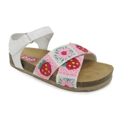 Pop Little & Big Kid Girls Philla Strap Sandals In Multi