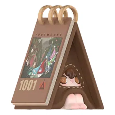 Pop Mart 1001moons Where's The Elephant Slide Figure 'turn To That Day' In Brown