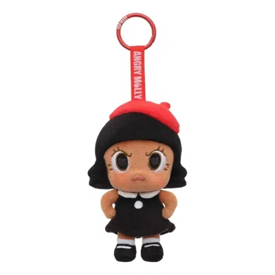 Pop Mart Angry Molly Angry Energy Series Plush Pedant 'ink Fire' Secret Edition B In Pink
