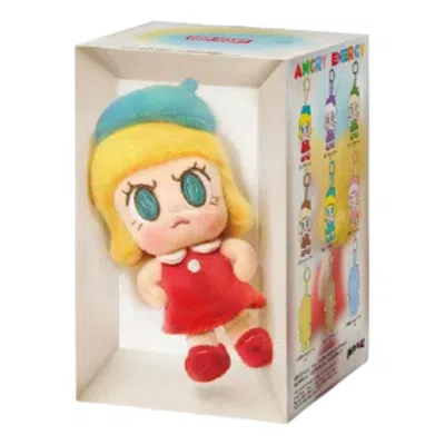 Pop Mart Angry Molly Angry Energy Series Plush Pedant Seal Case (1 Blind Box) In Pink
