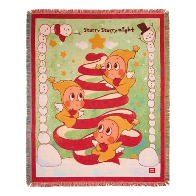 Pop Mart Kids'  Apple Of My Eye Twinkle Twinkle Throw Blanket In Green