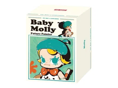 Pre-owned Pop Mart Baby Molly Future Painter Figurine Single Blind Box