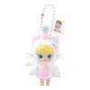 Pop Mart Baby Molly Pocket Friends Vinyl Plush Pendant 'pet My Head' In Pink