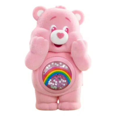 Pop Mart Care Bears Colorful Hugs Figures 'cheer Bear' In Pink