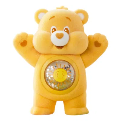 Pop Mart Babies'  Care Bears Colorful Hugs Firgures 'funshine Bear' In Yellow