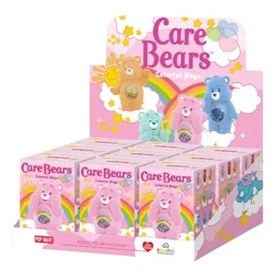 Pop Mart Care Bears Colorful Hugs Firgures Sealed Case (9 Blind Boxes) In Multi