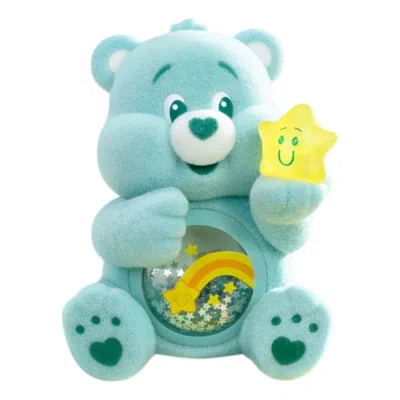 Pop Mart Care Bears Colorful Hugs Firgures 'wish Bear' In Blue