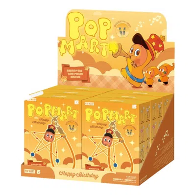 Pop Mart Celebrating The Moment Series Cable Pendant Sealed Case (6 Blind Boxes) In Multi