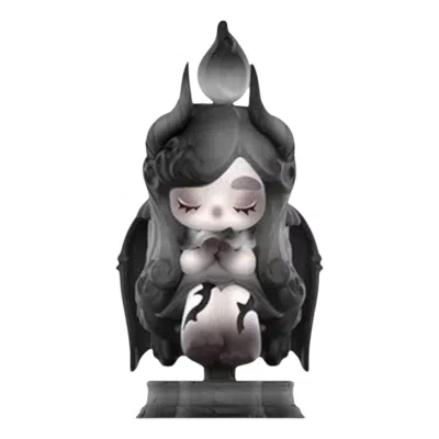 Pop Mart Chaka Candle Whisper Figures 'restrain Your Desire' In Gray