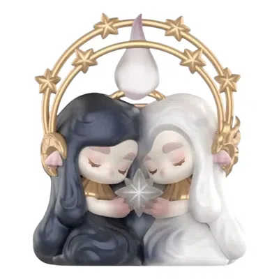Pop Mart Chaka Candle Whisper Figures 'unity' Secret Edition In Neutral