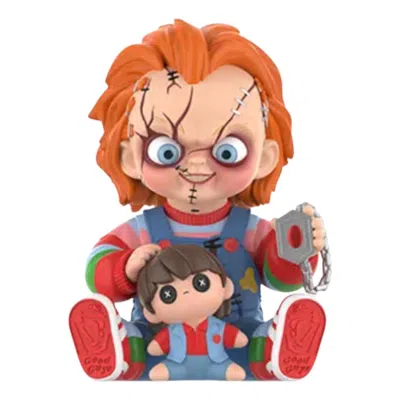 Pop Mart Kids'  Chucky Franchise Figure 'chucky And Andy' In Blue