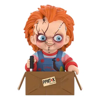 Pop Mart Chucky Franchise Figure 'delivery Box Chucky' In Brown