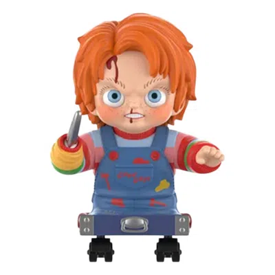Pop Mart Kids'  Chucky Franchise Figure 'stroller Chucky' In Blue
