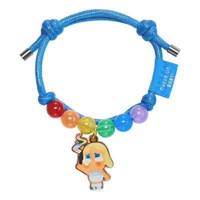 Pop Mart Crybaby Cheer Up Baby Rainbow Bracelet 'conductor' In Multi