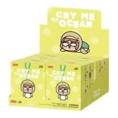 Pop Mart Crybaby Cry Me An Ocean Series Earphone Bag Sealed Case (4 Blind Boxes) In Green