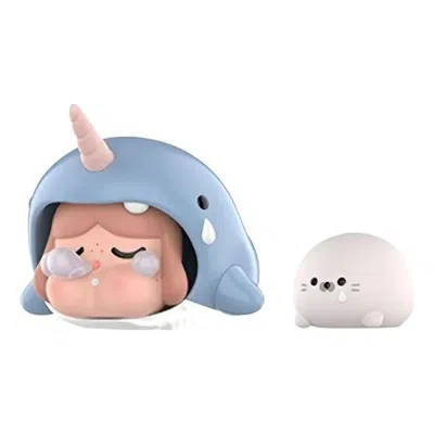 Pop Mart Crybaby Cry Me An Ocean Series Figures 'the Narwhal' In Burgundy