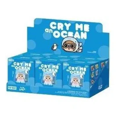 Pop Mart Crybaby Cry Me An Ocean Series Fridge Magnet Sealed Case (6 Blind Boxes) In Metallic