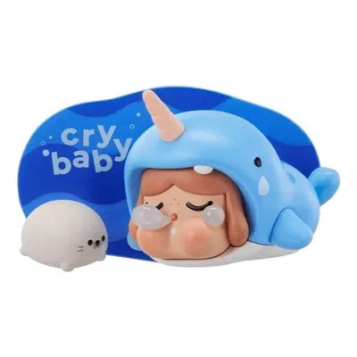 Pop Mart Crybaby Cry Me An Ocean Series Fridge Magnet 'the Narwhal' In Pattern