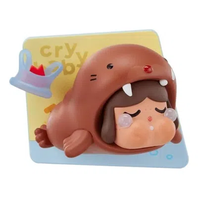 Pop Mart Crybaby Cry Me An Ocean Series Fridge Magnet 'the Walrus' In Pattern