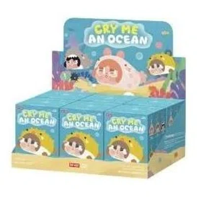 Pop Mart Crybaby Cry Me An Ocean Series Vinyl Plush Pendant Sealed Case (6 Blind Boxes) In Blue
