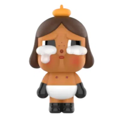 Pop Mart Crybaby Crying Again Figures 'baby Brown' In Multi