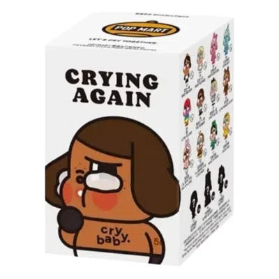 Pop Mart Crybaby Crying Again Figures Sealed Case (1 Blind Box) In White