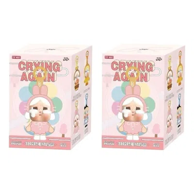 Pop Mart Crybaby Crying Again Pendant Sealed Case (2 Blind Boxes) In Brown