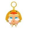 Pop Mart Crybaby Crying Again Vinyl Face Plush Earphone Case 'duck You' In Yellow